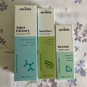 Stratia Skincare Bundle BNIB